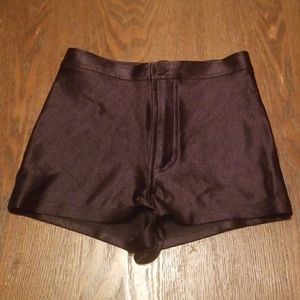 American Americal Black Disco Shorts S